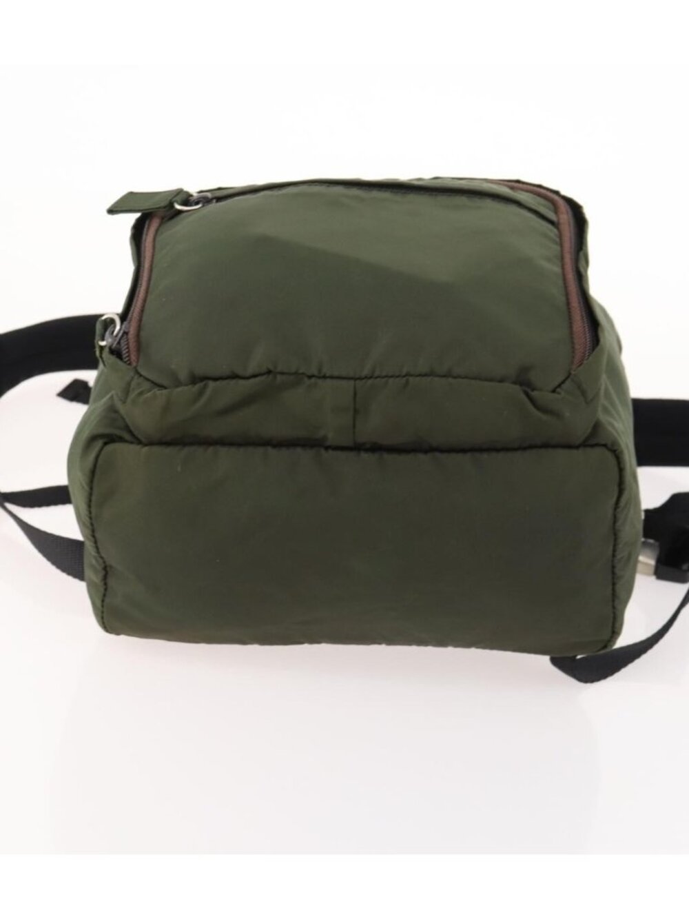 PRADA Backpack Nylon Green Silver - Picture 8 of 16